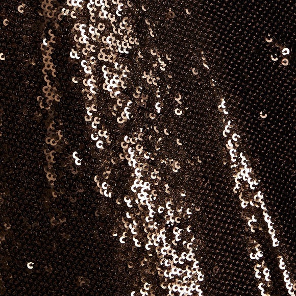 Halston Chloe Cutout Sequined Tulle Gown, Brown Size 4 New w/Tag Retail $595 - Picture 14 of 16